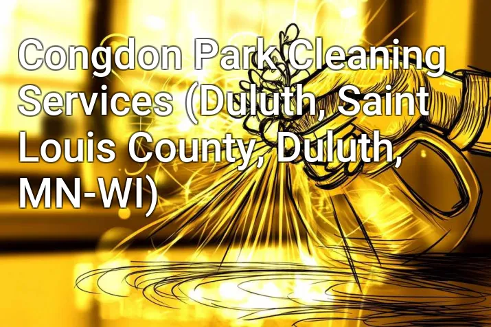 Congdon Park Cleaning Services (Duluth, Saint Louis County, Duluth, MN-WI)