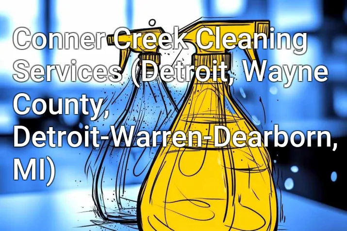Conner Creek Cleaning Services (Detroit, Wayne County, Detroit-Warren-Dearborn, MI)