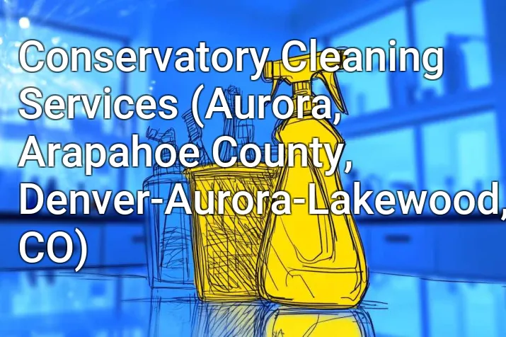 Conservatory Cleaning Services (Aurora, Arapahoe County, Denver-Aurora-Lakewood, CO)