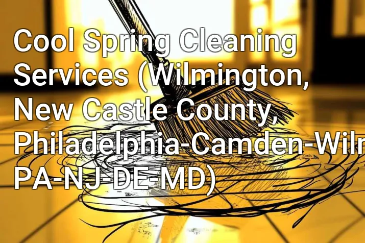 Cool Spring Cleaning Services (Wilmington, New Castle County, Philadelphia-Camden-Wilmington, PA-NJ-DE-MD)