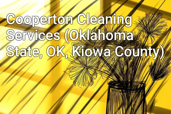 Cooperton Cleaning Services (Oklahoma State, OK, Kiowa County)