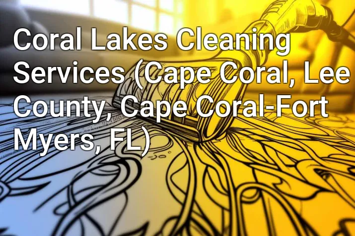 Coral Lakes Cleaning Services (Cape Coral, Lee County, Cape Coral-Fort Myers, FL)