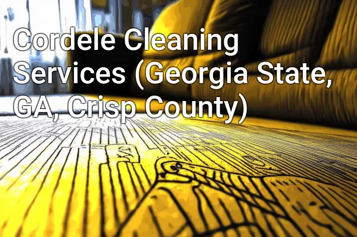 Cordele Cleaning Services (Georgia State, GA, Crisp County)
