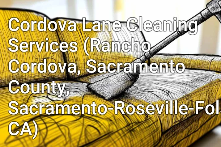 Cordova Lane Cleaning Services (Rancho Cordova, Sacramento County, Sacramento-Roseville-Folsom, CA)