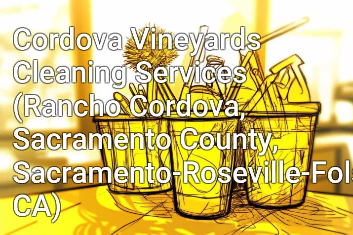 Cordova Vineyards Cleaning Services (Rancho Cordova, Sacramento County, Sacramento-Roseville-Folsom, CA)