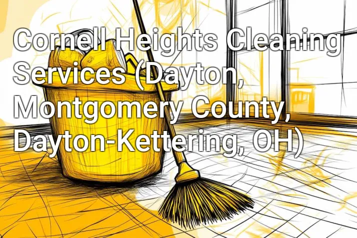 Cornell Heights Cleaning Services (Dayton, Montgomery County, Dayton-Kettering, OH)