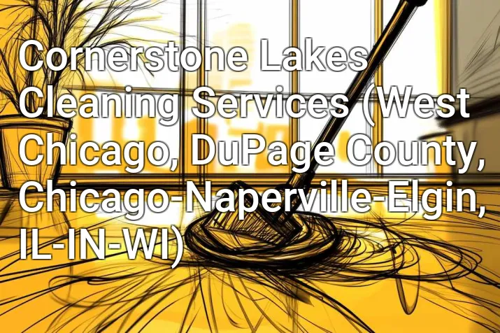 Cornerstone Lakes Cleaning Services (West Chicago, DuPage County, Chicago-Naperville-Elgin, IL-IN-WI)