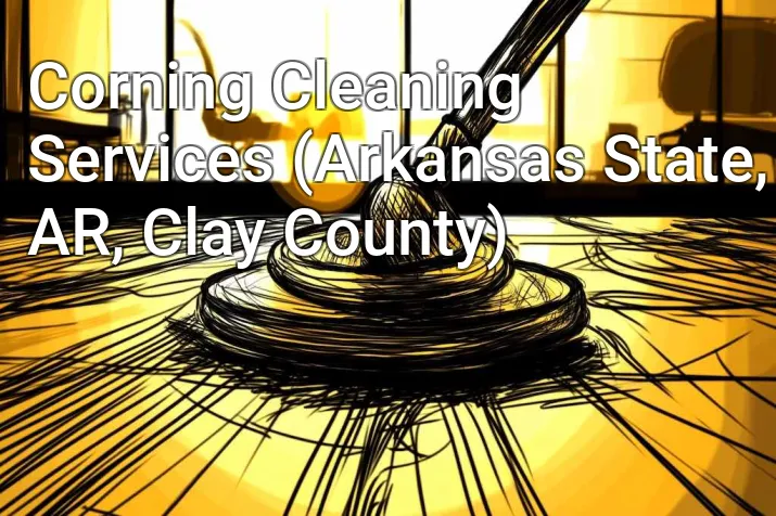 Corning Cleaning Services (Arkansas State, AR, Clay County)