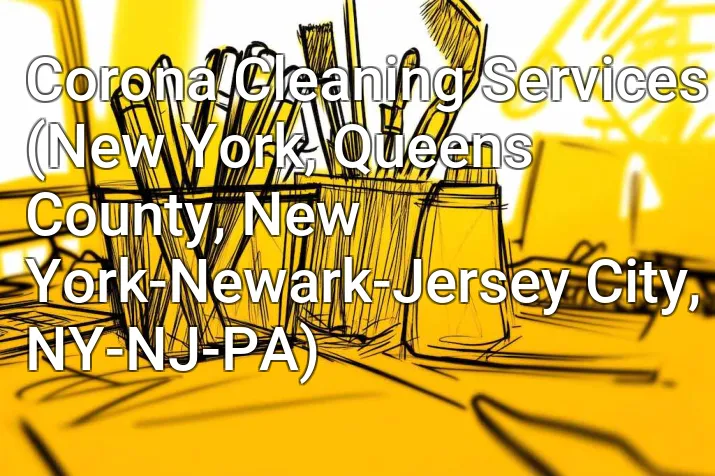 Corona Cleaning Services (New York, Queens County, New York-Newark-Jersey City, NY-NJ-PA)