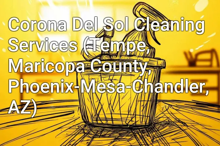 Corona Del Sol Cleaning Services (Tempe, Maricopa County, Phoenix-Mesa-Chandler, AZ)