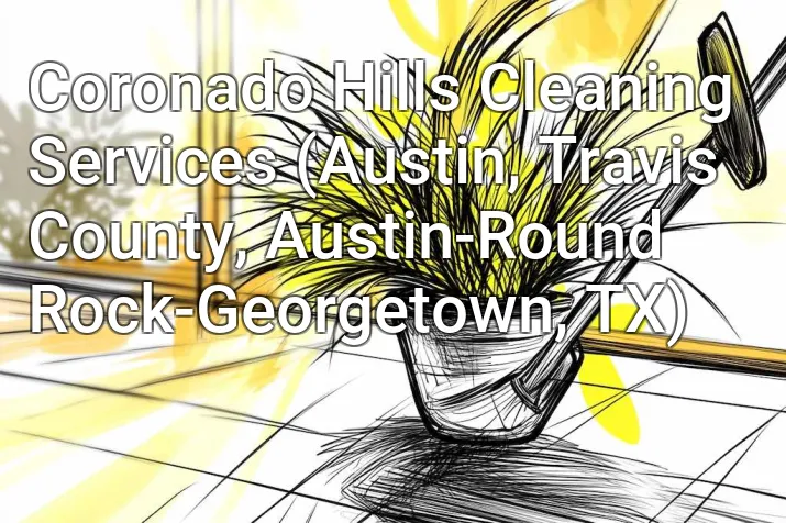 Coronado Hills Cleaning Services (Austin, Travis County, Austin-Round Rock-Georgetown, TX)