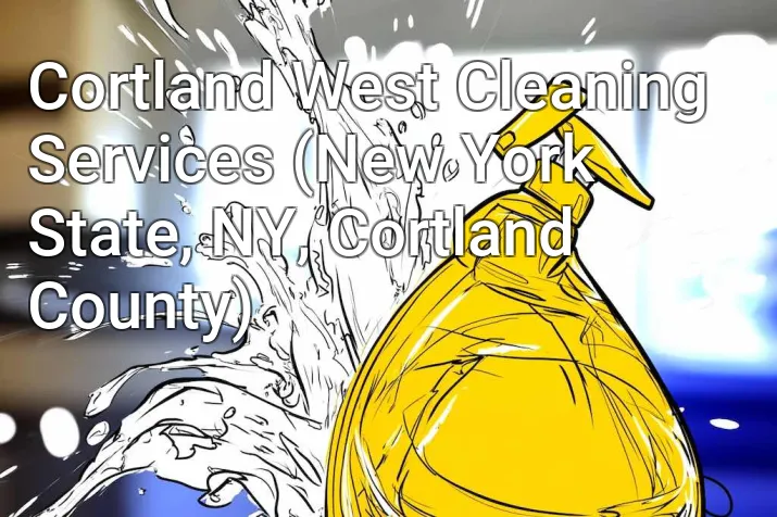 Cortland West Cleaning Services (New York State, NY, Cortland County)