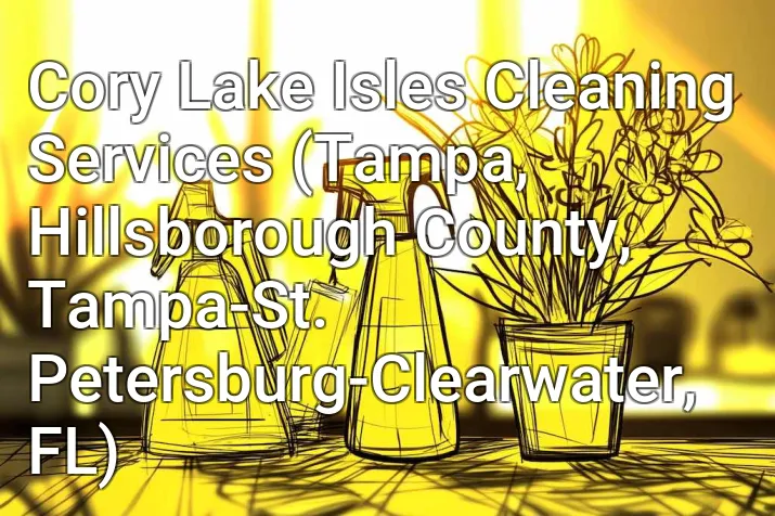 Cory Lake Isles Cleaning Services (Tampa, Hillsborough County, Tampa-St. Petersburg-Clearwater, FL)