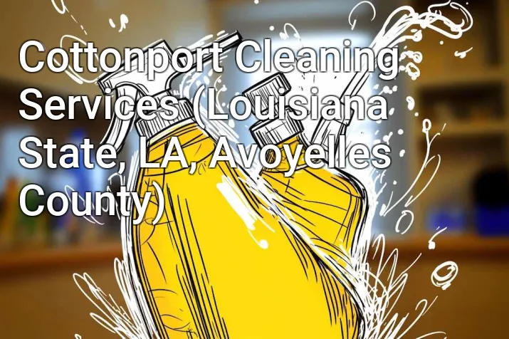 Cottonport Cleaning Services (Louisiana State, LA, Avoyelles County)