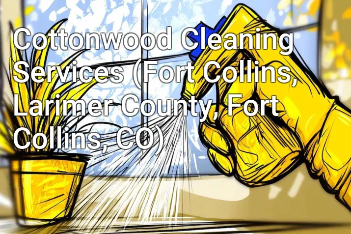 Cottonwood Cleaning Services (Fort Collins, Larimer County, Fort Collins, CO)