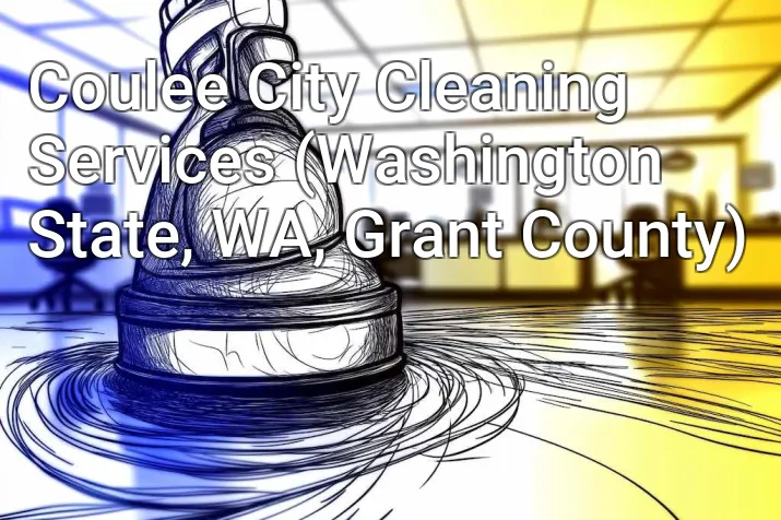 Coulee City Cleaning Services (Washington State, WA, Grant County)