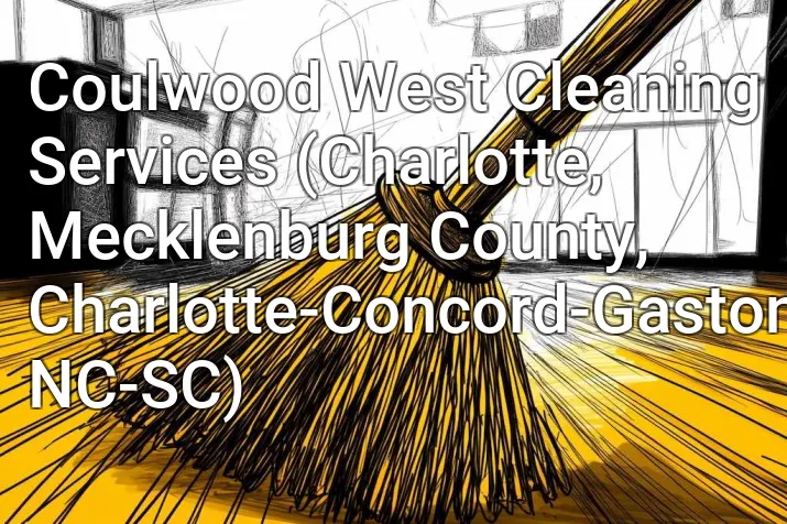 Coulwood West Cleaning Services (Charlotte, Mecklenburg County, Charlotte-Concord-Gastonia, NC-SC)