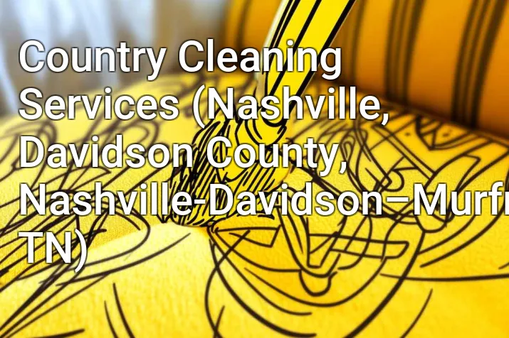 Country Cleaning Services (Nashville, Davidson County, Nashville-Davidson–Murfreesboro–Franklin, TN)