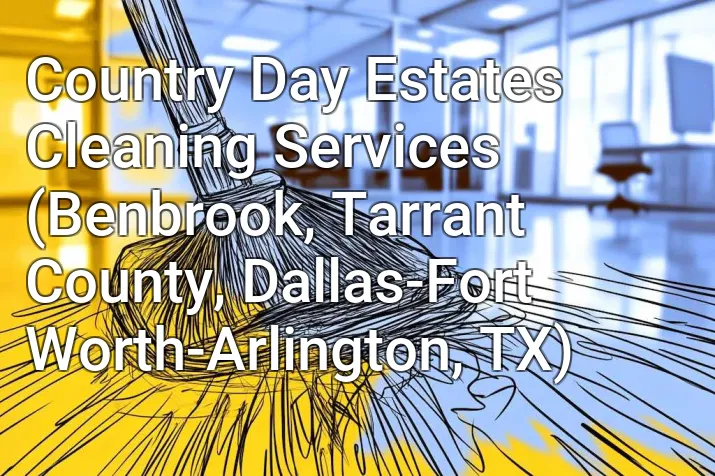 Country Day Estates Cleaning Services (Benbrook, Tarrant County, Dallas-Fort Worth-Arlington, TX)
