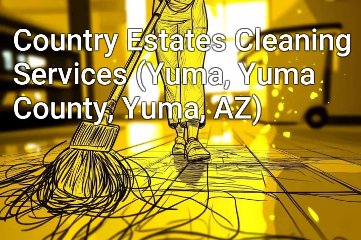 Country Estates Cleaning Services (Yuma, Yuma County, Yuma, AZ)