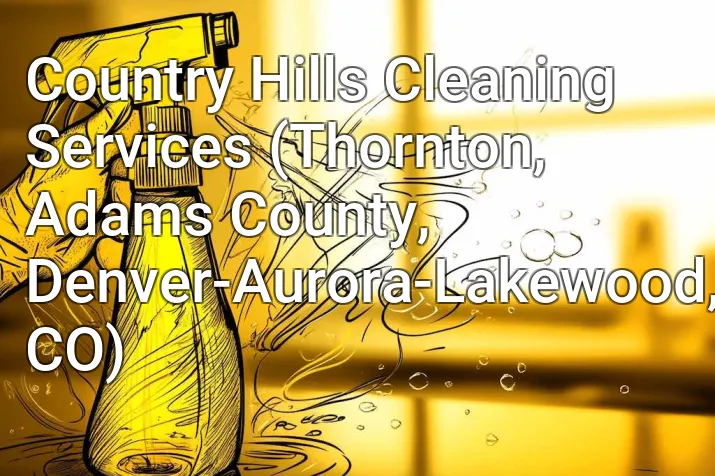 Country Hills Cleaning Services (Thornton, Adams County, Denver-Aurora-Lakewood, CO)