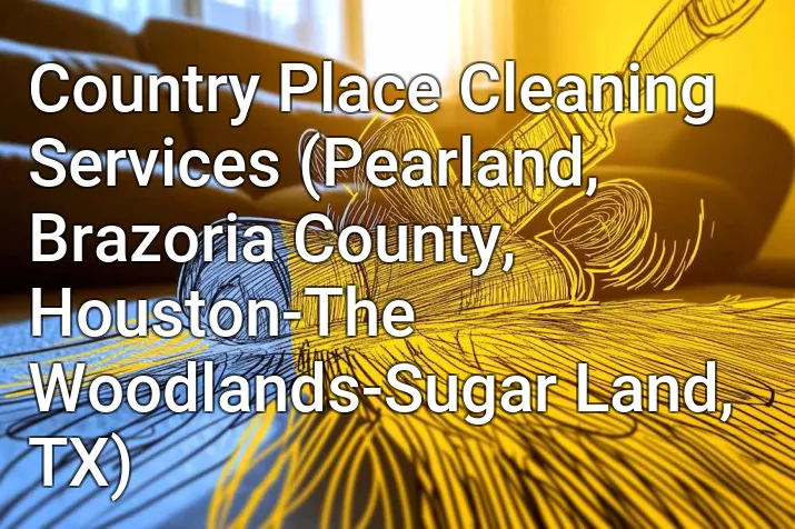 Country Place Cleaning Services (Pearland, Brazoria County, Houston-The Woodlands-Sugar Land, TX)