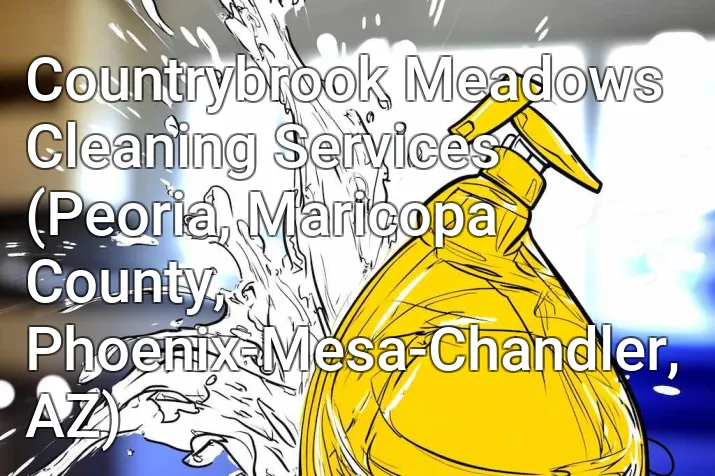 Countrybrook Meadows Cleaning Services (Peoria, Maricopa County, Phoenix-Mesa-Chandler, AZ)