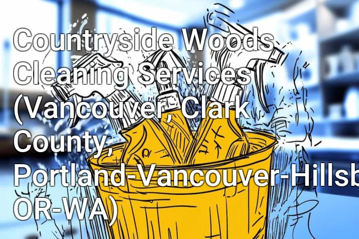 Countryside Woods Cleaning Services (Vancouver, Clark County, Portland-Vancouver-Hillsboro, OR-WA)