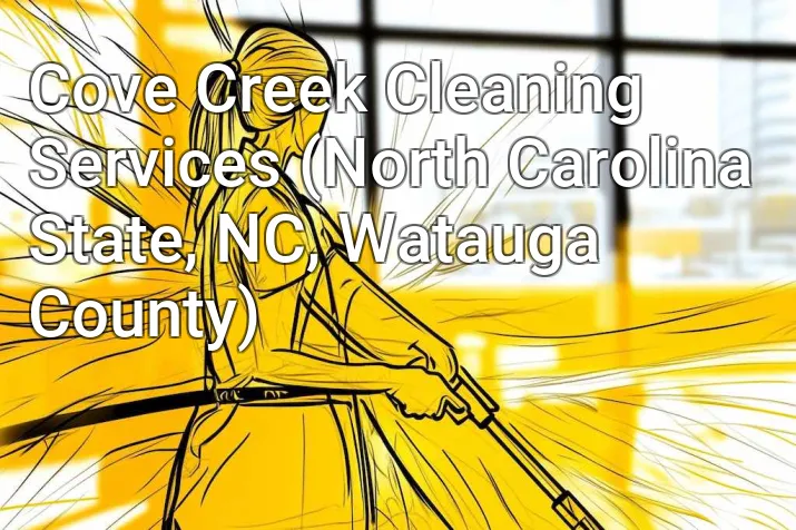 Cove Creek Cleaning Services (North Carolina State, NC, Watauga County)