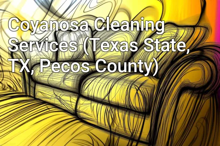 Coyanosa Cleaning Services (Texas State, TX, Pecos County)
