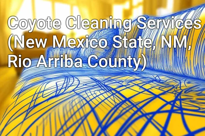 Coyote Cleaning Services (New Mexico State, NM, Rio Arriba County)