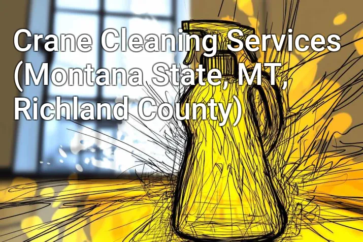 Crane Cleaning Services (Montana State, MT, Richland County)