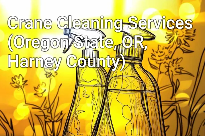 Crane Cleaning Services (Oregon State, OR, Harney County)