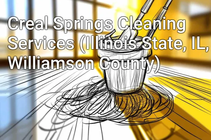 Creal Springs Cleaning Services (Illinois State, IL, Williamson County)