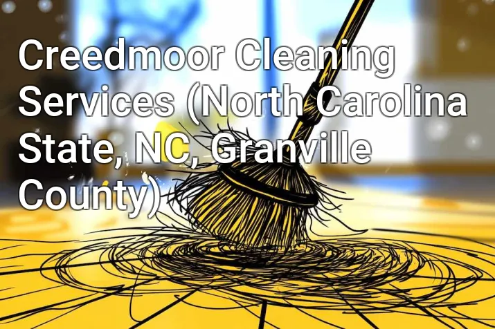 Creedmoor Cleaning Services (North Carolina State, NC, Granville County)