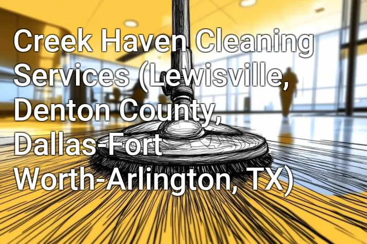 Creek Haven Cleaning Services (Lewisville, Denton County, Dallas-Fort Worth-Arlington, TX)