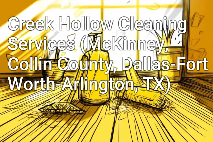 Creek Hollow Cleaning Services (McKinney, Collin County, Dallas-Fort Worth-Arlington, TX)