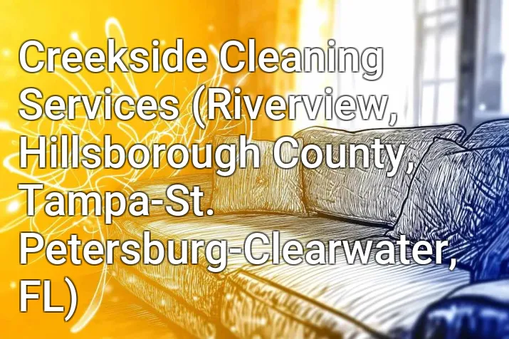 Creekside Cleaning Services (Riverview, Hillsborough County, Tampa-St. Petersburg-Clearwater, FL)