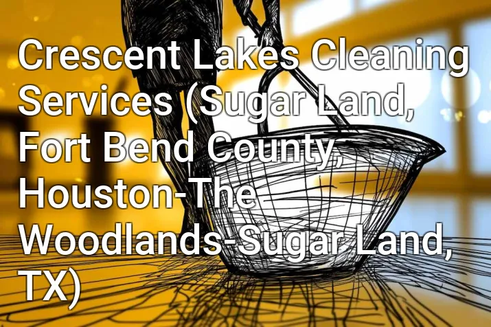 Crescent Lakes Cleaning Services (Sugar Land, Fort Bend County, Houston-The Woodlands-Sugar Land, TX)