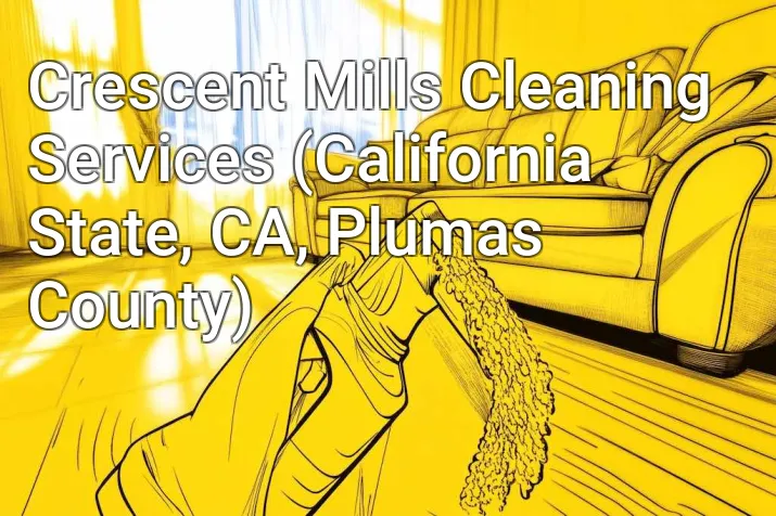 Crescent Mills Cleaning Services (California State, CA, Plumas County)