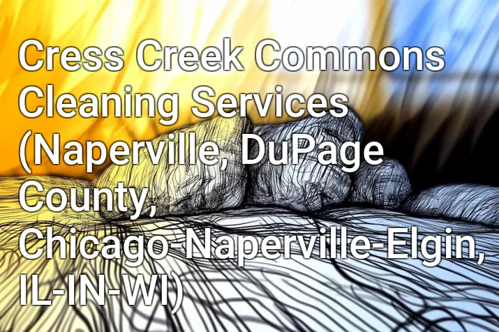 Cress Creek Commons Cleaning Services (Naperville, DuPage County, Chicago-Naperville-Elgin, IL-IN-WI)