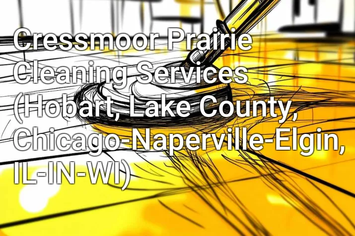Cressmoor Prairie Cleaning Services (Hobart, Lake County, Chicago-Naperville-Elgin, IL-IN-WI)