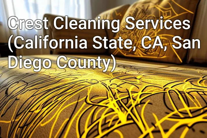 Crest Cleaning Services (California State, CA, San Diego County)