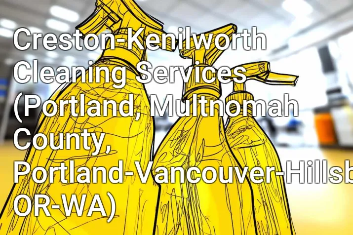 Creston-Kenilworth Cleaning Services (Portland, Multnomah County, Portland-Vancouver-Hillsboro, OR-WA)