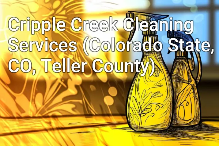 Cripple Creek Cleaning Services (Colorado State, CO, Teller County)
