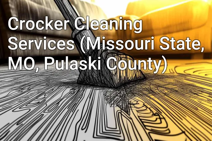 Crocker Cleaning Services (Missouri State, MO, Pulaski County)