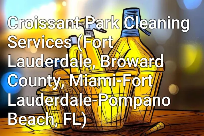 Croissant Park Cleaning Services (Fort Lauderdale, Broward County, Miami-Fort Lauderdale-Pompano Beach, FL)