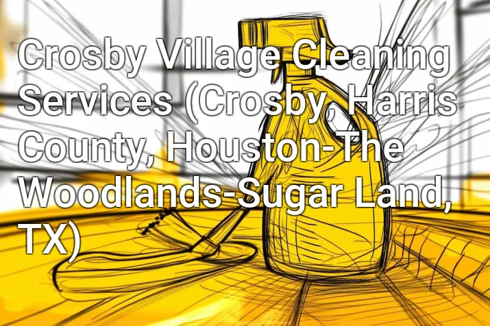 Crosby Village Cleaning Services (Crosby, Harris County, Houston-The Woodlands-Sugar Land, TX)