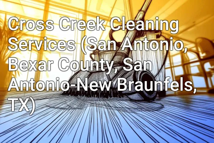 Cross Creek Cleaning Services (San Antonio, Bexar County, San Antonio-New Braunfels, TX)