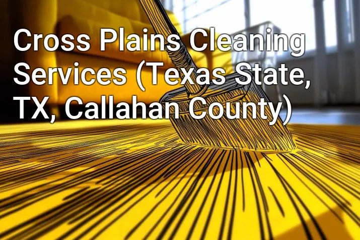 Cross Plains Cleaning Services (Texas State, TX, Callahan County)